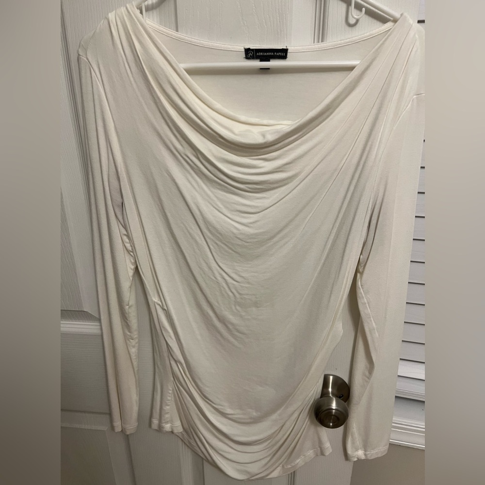 Cream colored dress shirt size medium